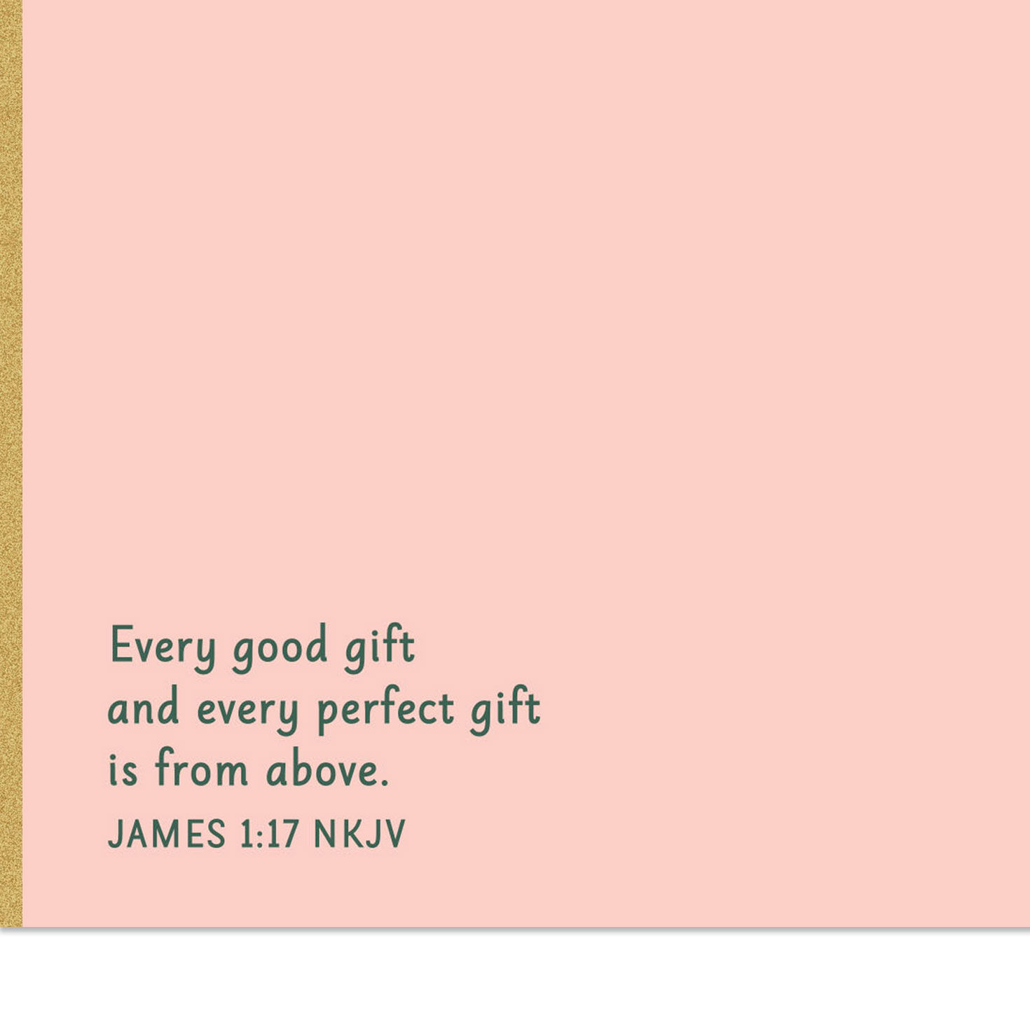 Poinsettia Granddaughter Religious Christmas Card Scripture image number 3