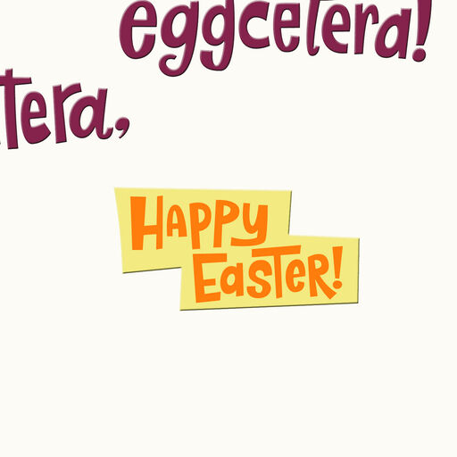 Terrific Grandson Eggcetera Funny Easter Card, 