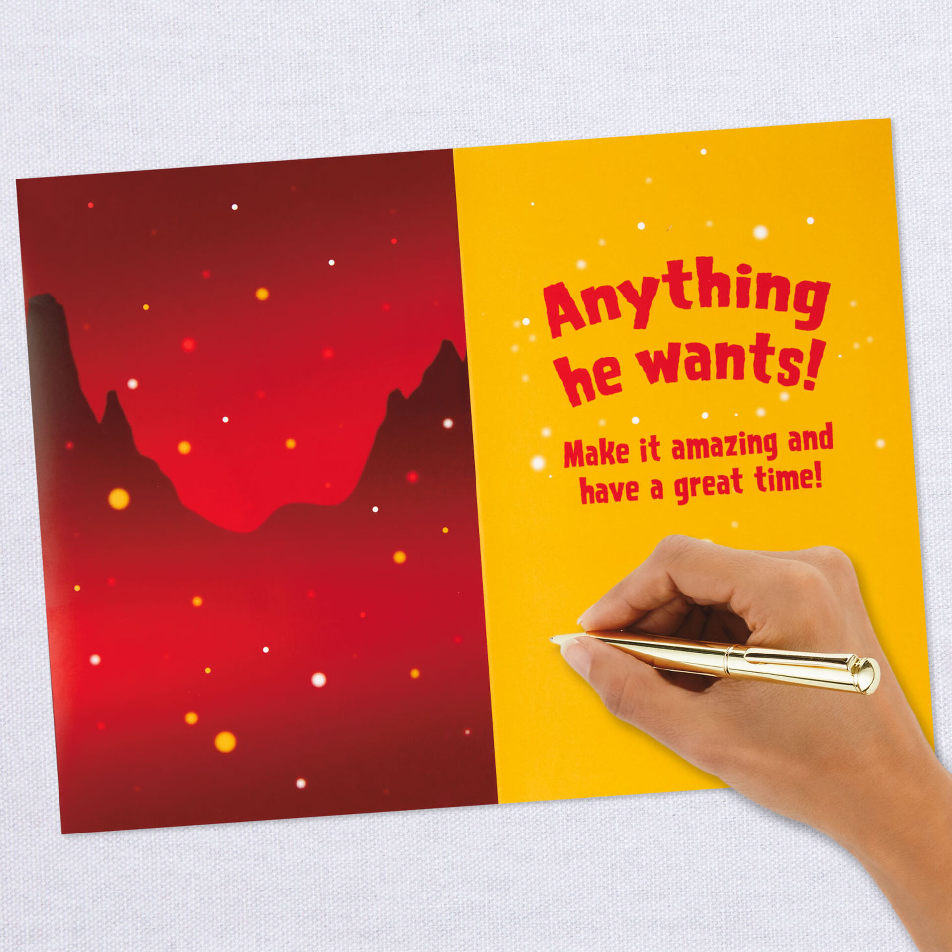 Magic Wand Musical BIRTHDAY Card for Friend Family Lights Up Sound Hallmark