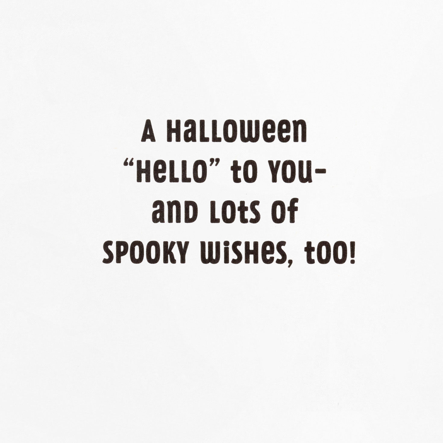 Ghosts and Cats on Orange Halloween Cards Pack Sentiment image number 3