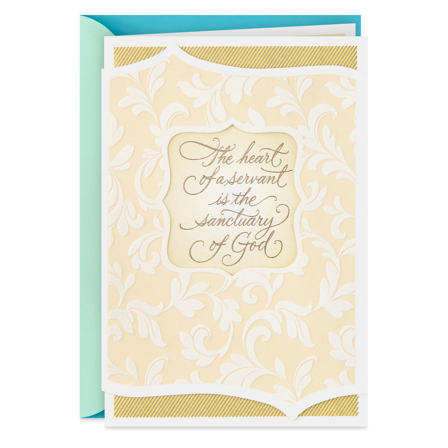 The Heart of a Servant Religious Thank-You Card
