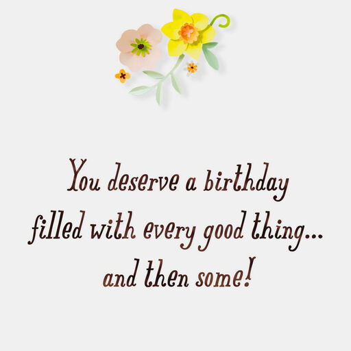 A Day for Smiling and Dreaming Birthday Card, 