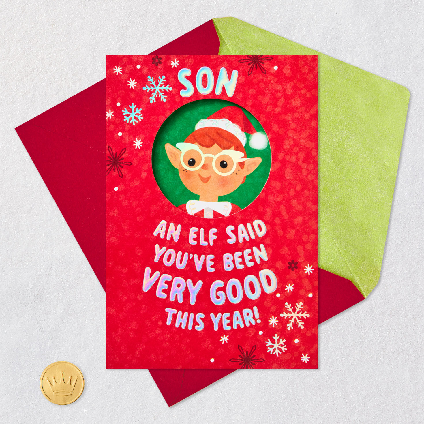 Very Good and Extra Merry Christmas Card for Son for only USD 5.59 | Hallmark