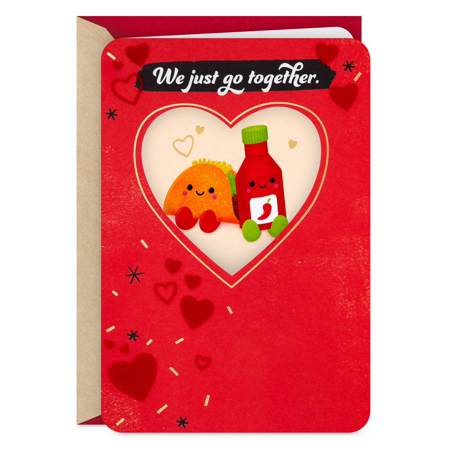 We Just Go Together Valentine's Day Card