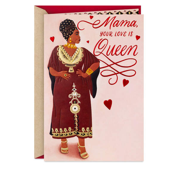True Queen of Our Family Valentine's Day Card for Mama, , large image number 1