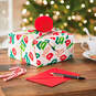 26" Fa La La La Christmas Fabric Gift Wrap With Elastic Band, , large image number 2