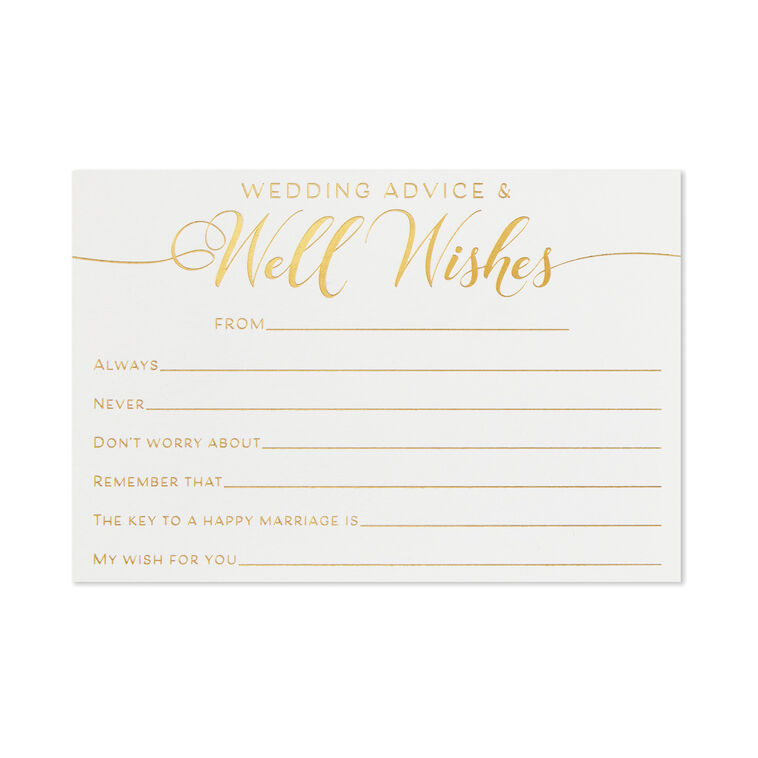 Wedding Advice and Well Wishes Note Cards, Pack of 24, , large image number 2