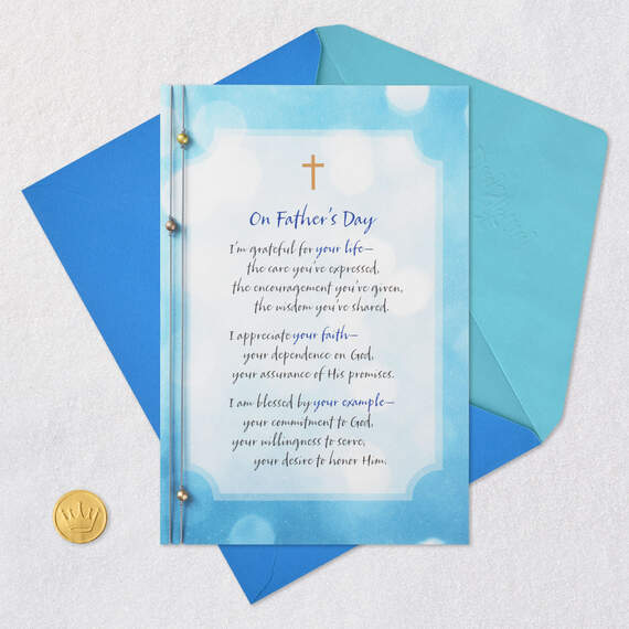 Thanking the Lord for You Religious Father's Day Card, , large image number 6