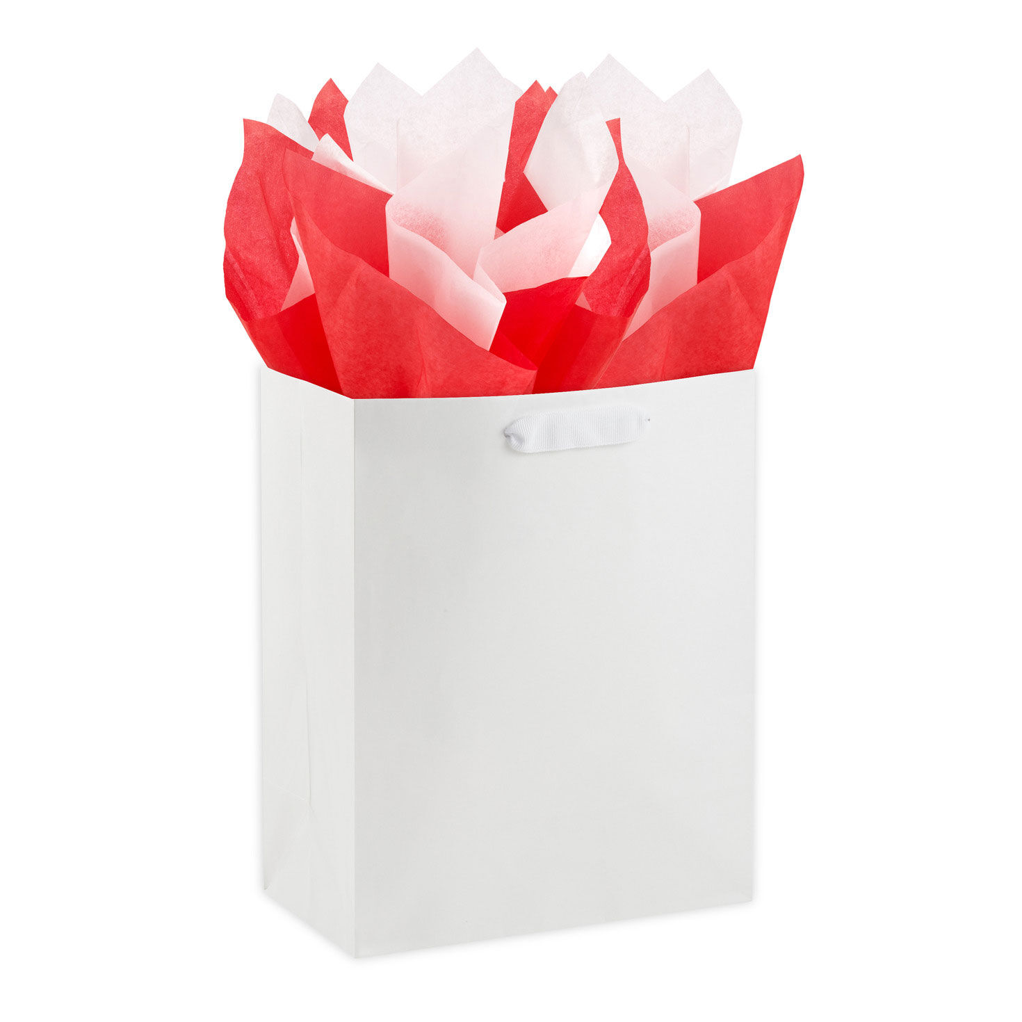 Red and White Holiday Tissue Paper in use image number 5