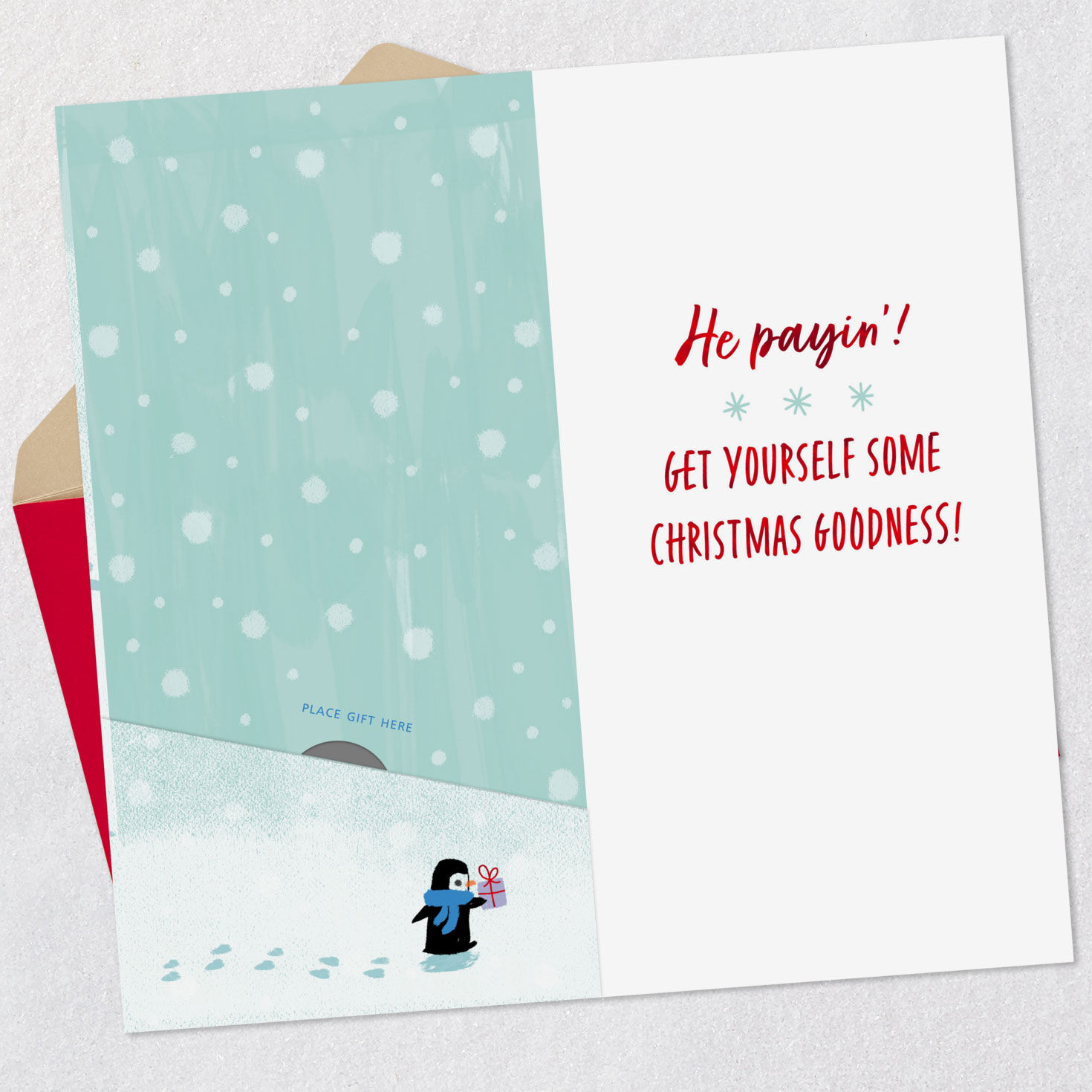 Santa's Payin' Funny Money Holder Christmas Card for only USD 2.59 | Hallmark