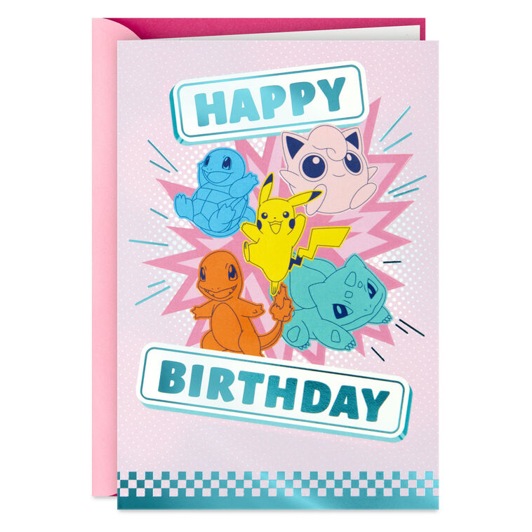 Pokémon A Champion's Heart Birthday Card for Kids