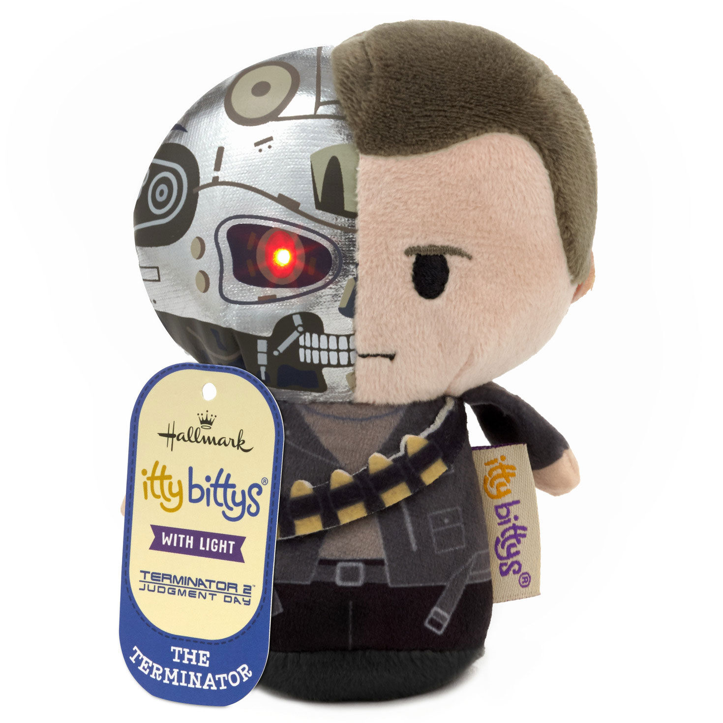 itty bittys&reg; Terminator 2: Judgment Day T-800 Plush With Light, , large image number 2