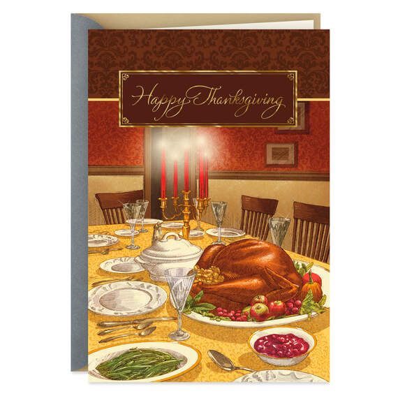 A Day Spent Making Memories Thanksgiving Card, , large image number 1