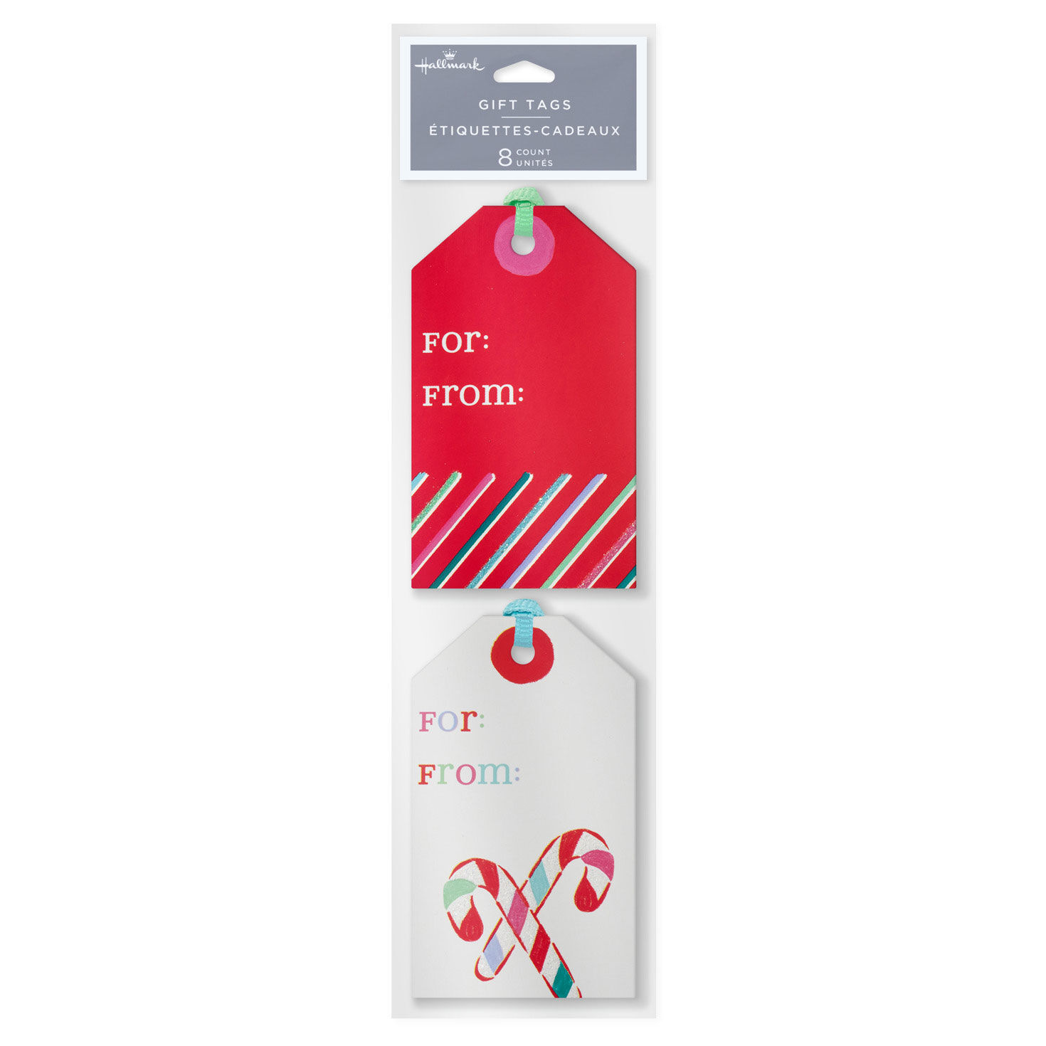 Holiday Fun 8-Pack Assorted Christmas Gift Tags package front image number 6
