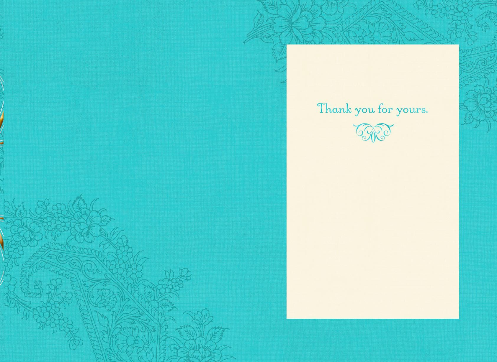 True Thoughtfulness Thank You Card