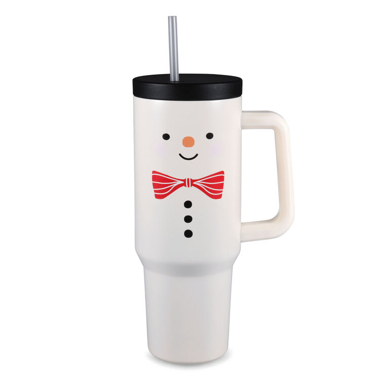 Snowman Insulated Travel Cup, 40 oz.
