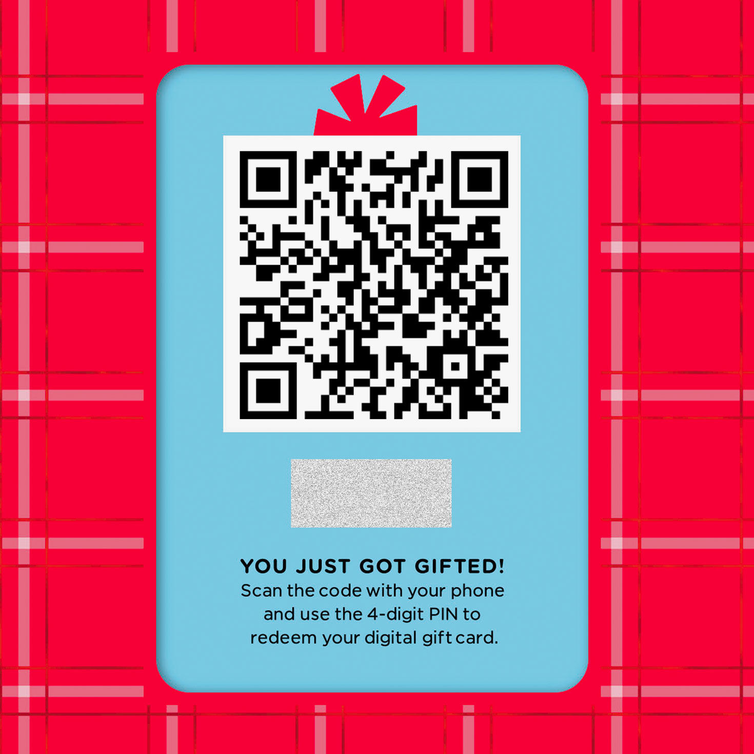 Vintage Red Truck Gift Card Greeting Christmas Card QR code image number 7
