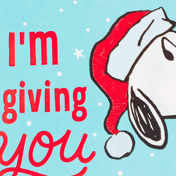 Peanuts® Snoopy Hug Pop-Up Christmas Card, , large image number 4