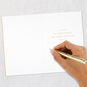 Gold Script on Orange Signature Birthday Card Signing card image number 7
