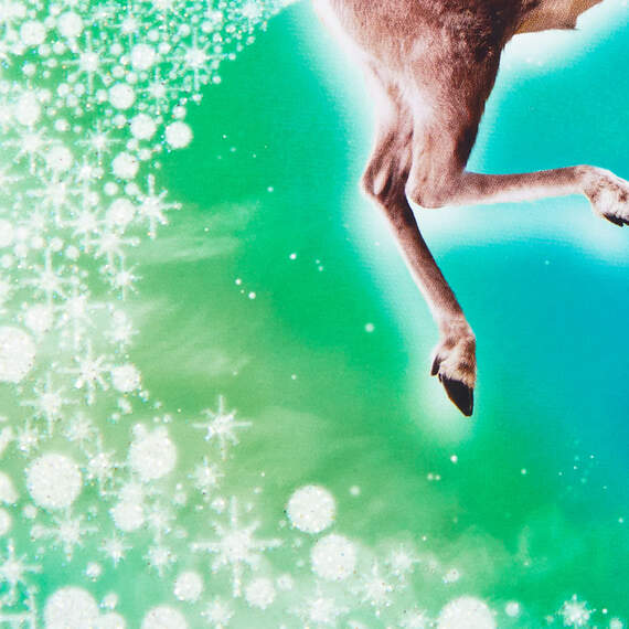 Farting Glitter Reindeer Funny Christmas Card, , large image number 4