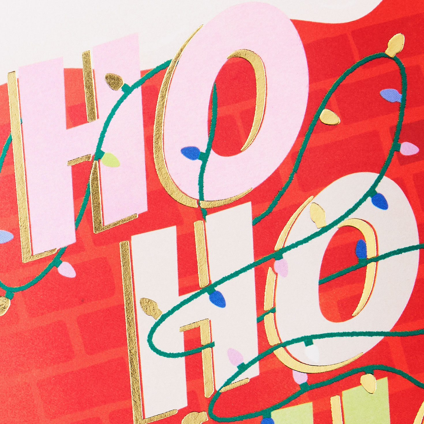 Santa Claus in Chimney Musical Christmas Card Card Front Detail image number 4