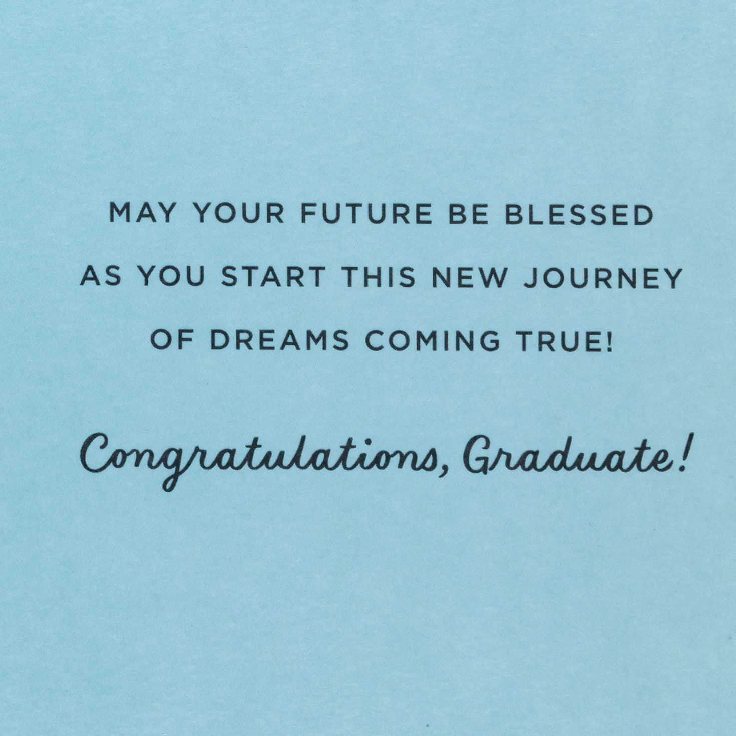 Gold and Silver Religious Celestial Graduation Card Sentiment image number 2