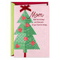 Patchwork Quilt Holiday Tree Mom Christmas Card Card Front image number 1