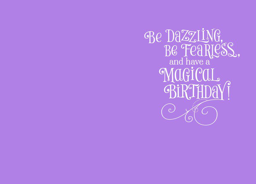 Frozen Elsa Let it Go Birthday Card