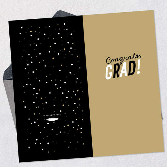 Your Joy is Written in the Stars Money Holder Graduation Card, , large image number 4