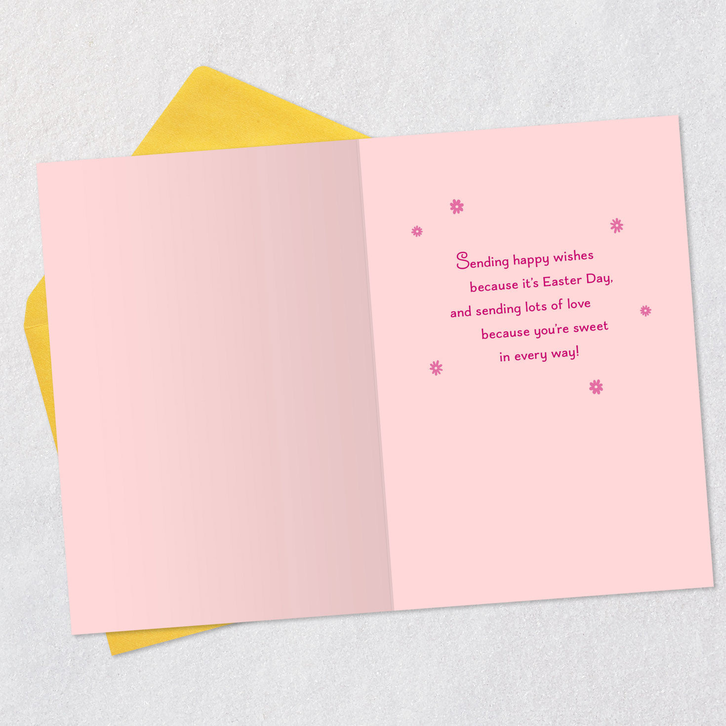 Chick in Egg 99-cent Easter Card Open card with envelope image number 3