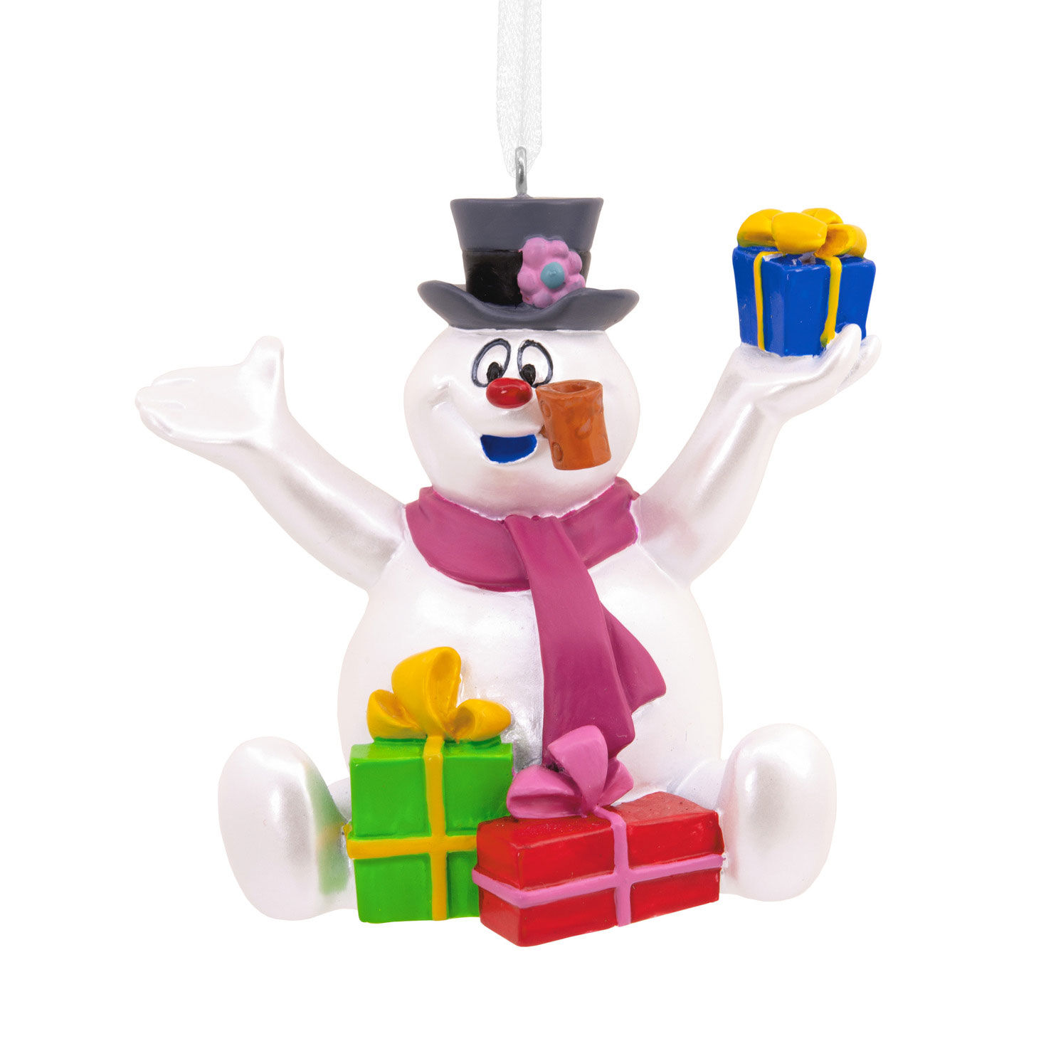 Frosty the Snowman™ With Presents Hallmark Ornament