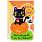 Cuddliest Creature Baby's 1st Halloween Card, , large image number 1