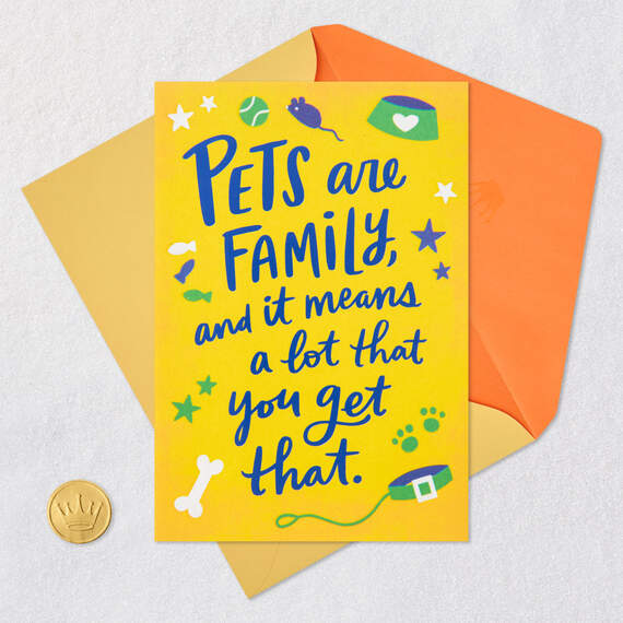 Pets Are Family Thank-You Card for Pet Caregiver, , large image number 5