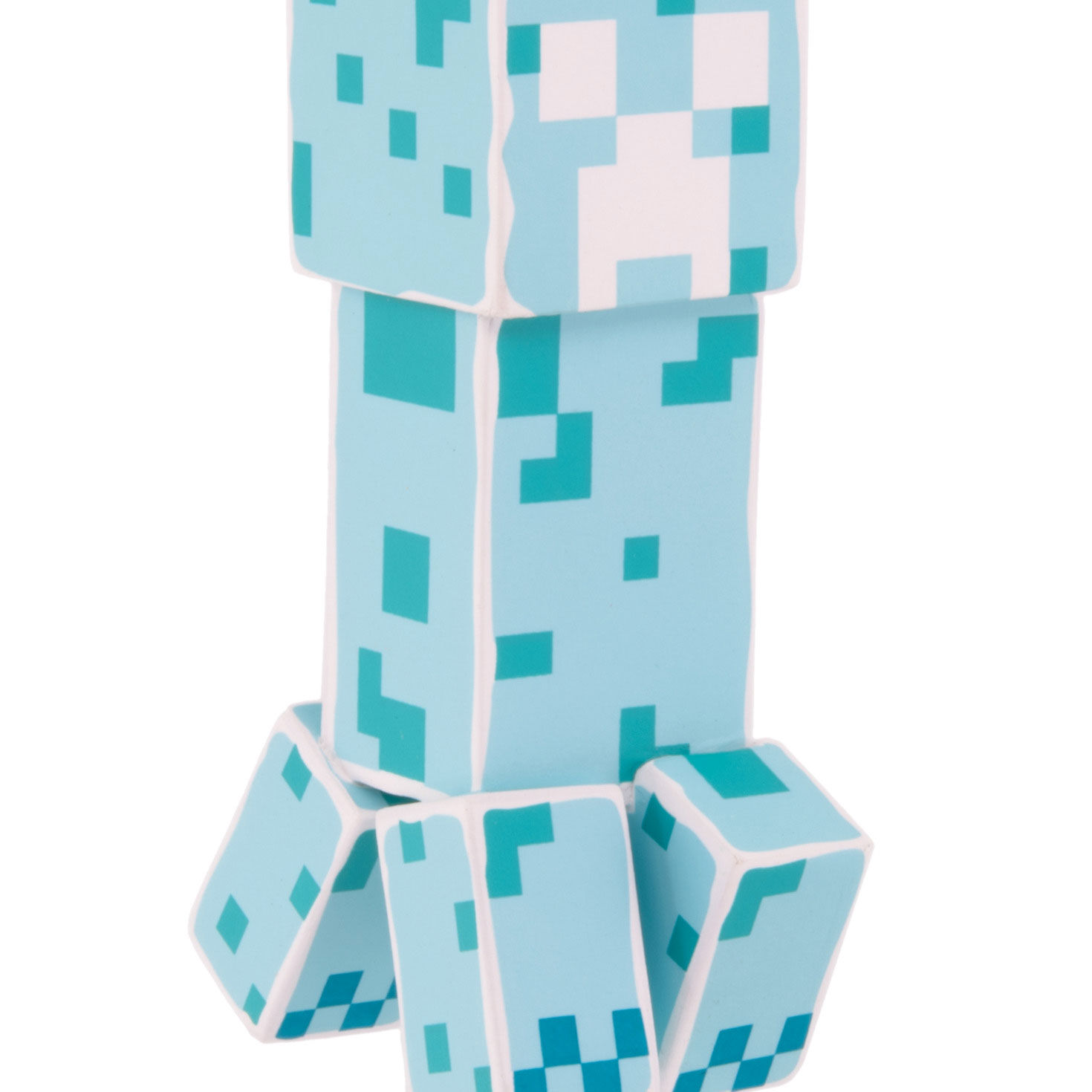 Minecraft Soul Corrupted Creeper Christmas Ornament closeup detail image number 5