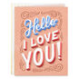 Hello Hi Again Love Card, , large image number 1