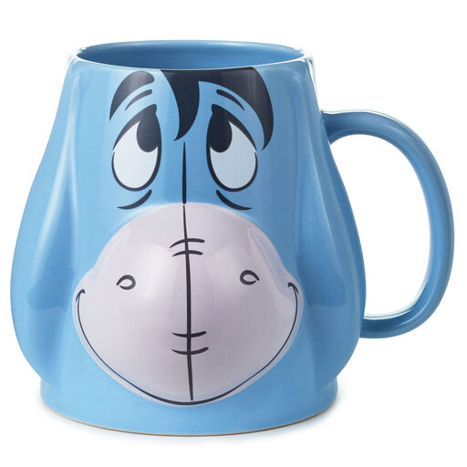 Disney Winnie the Pooh Eeyore Sculpted Mug, 19 oz., 