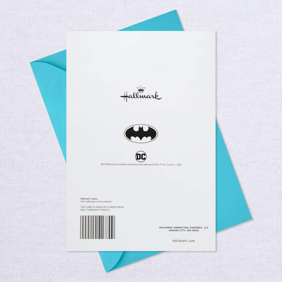 DC Comics™ Batman™ Celebrate Heroically Birthday Card With Keychain, , large image number 7