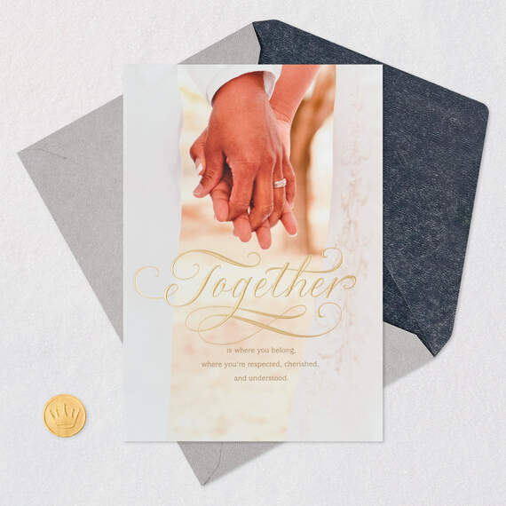 You Belong Together Wedding Card, , large image number 6