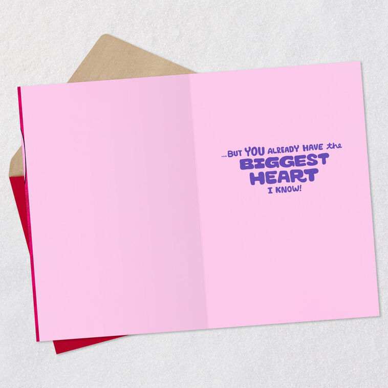 Great Big Heart Funny Sweetest Day Card, , large image number 3