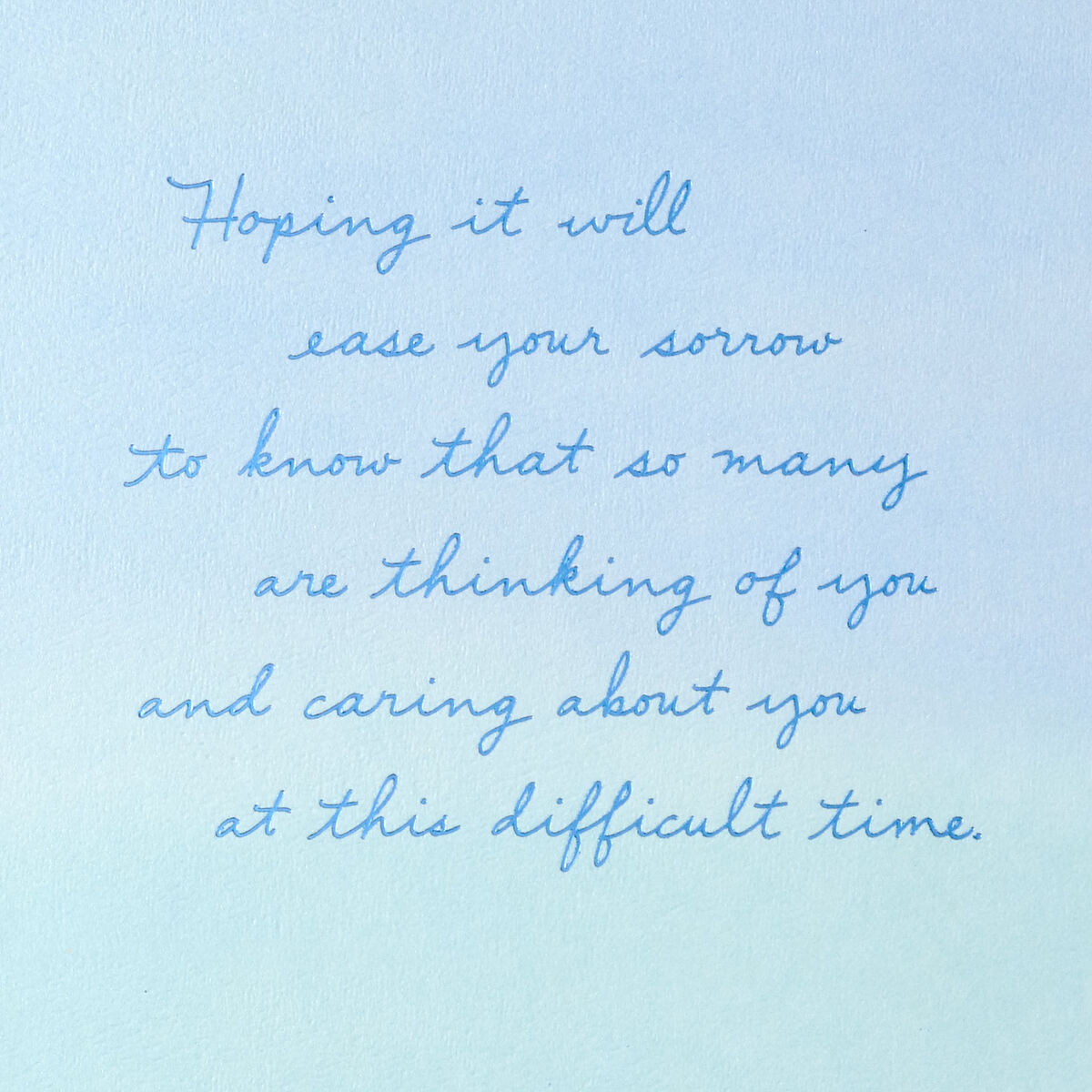 Thinking of Your Family Sympathy Card for Loss of Loved One - Greeting