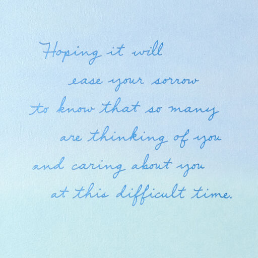 Thinking of Your Family Sympathy Card for Loss of Loved One, 