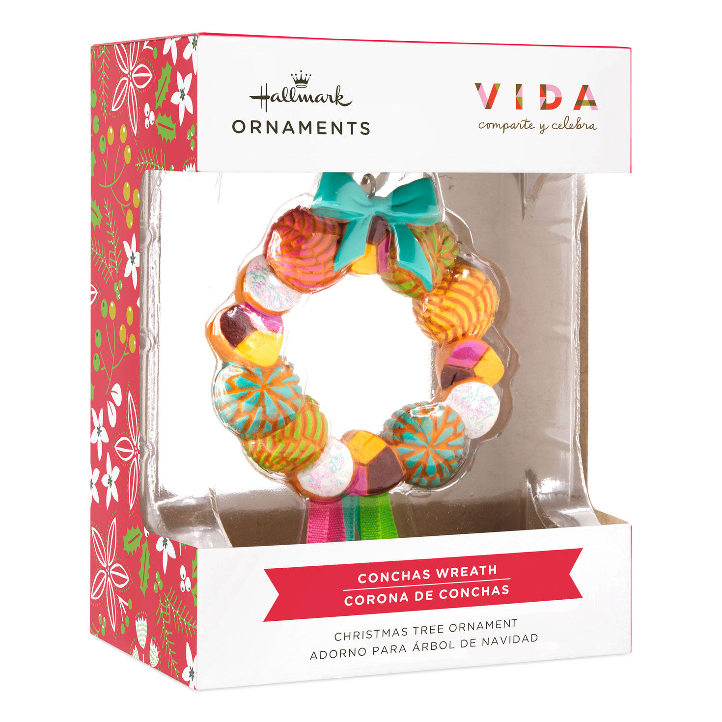 Vida Conchas Wreath Hallmark Ornament, , large image number 4