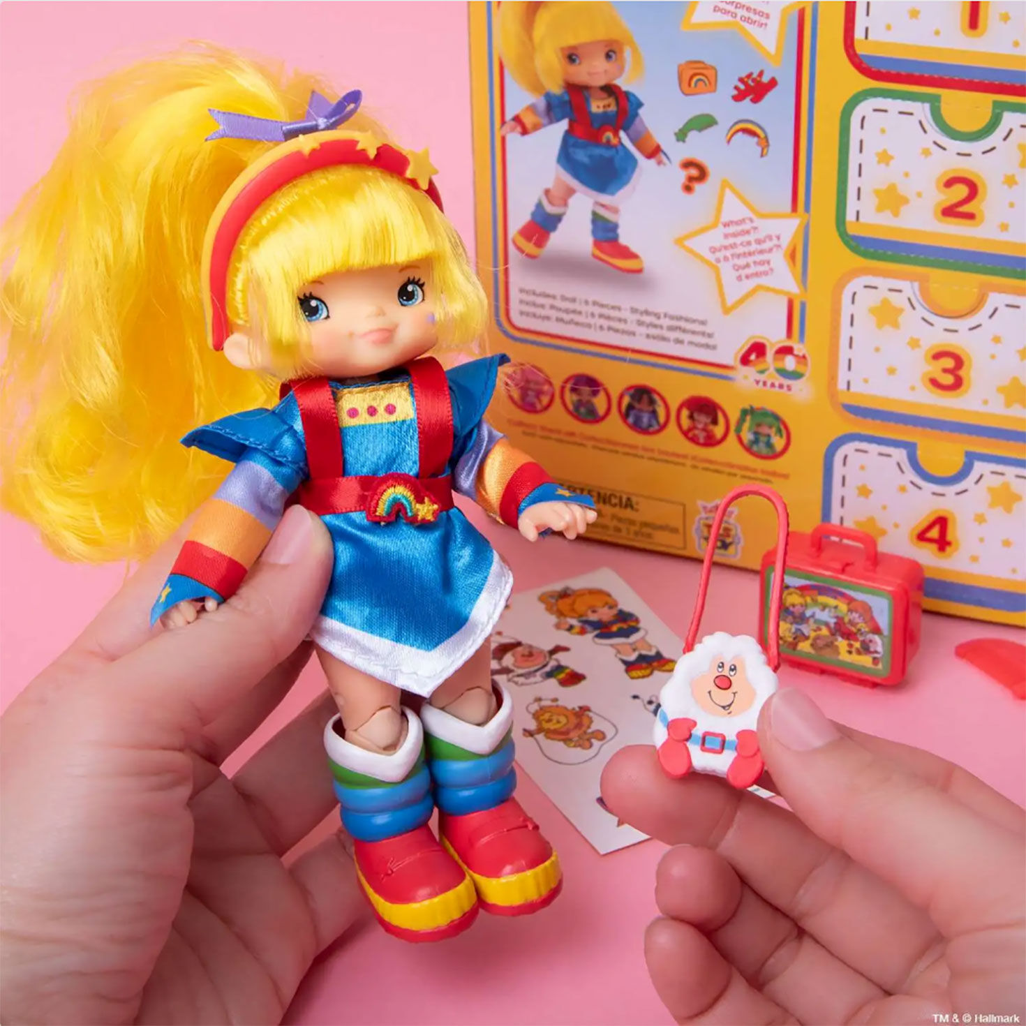 TLS Toy Rainbow Brite 5.5 Fashion Doll With Accessories Kids Toys Hallmark
