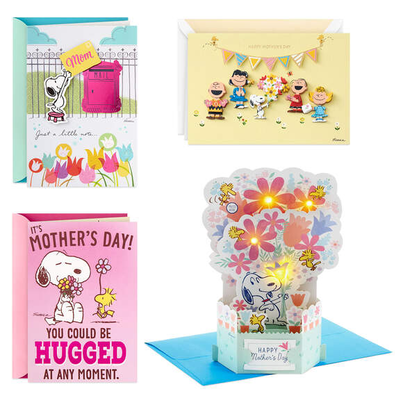 Peanuts® Snoopy and Friends Mother's Day Card Set, , large image number 1