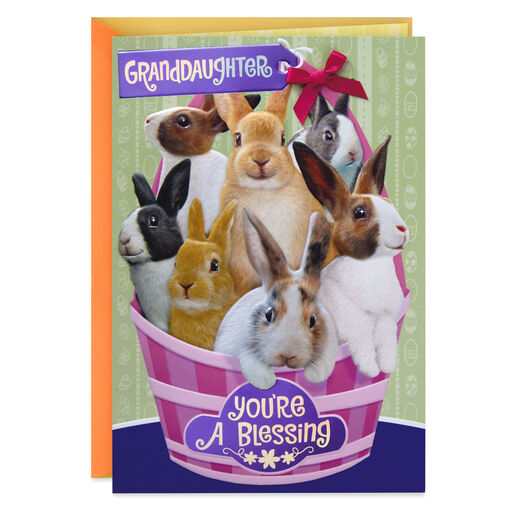 You're a Blessing Easter Card for Granddaughter, 