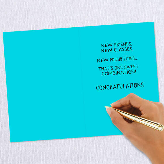 New Friends, Classes and Possibilities Graduation Card, , large image number 6