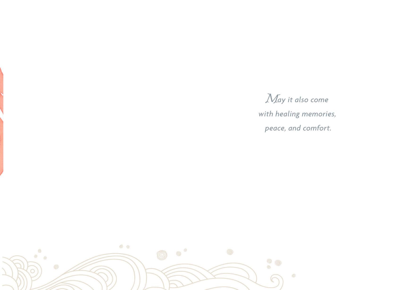 Grief Comes in Waves Sympathy Card