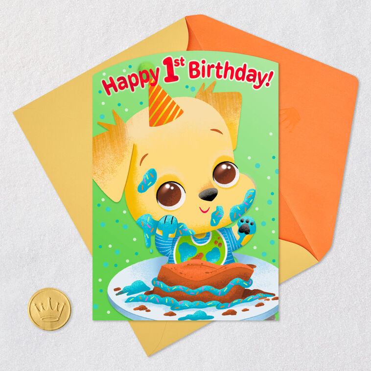 Let's Celebrate 1st Birthday Card for Boy, , large image number 5