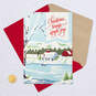 Serene Farmhouse on Lake Scene Christmas Card, , large image number 5