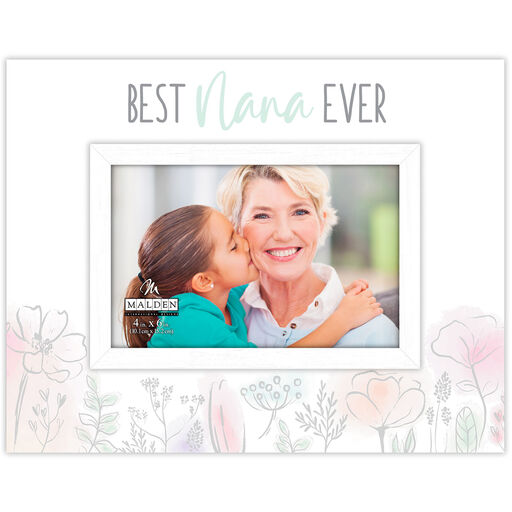 Malden Best Nana Ever Watercolor Picture Frame, 4x6, 